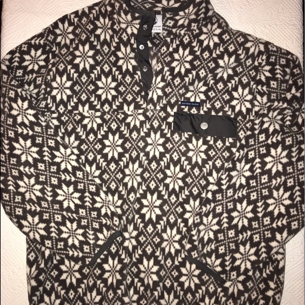 Southern Proper fleece pullover